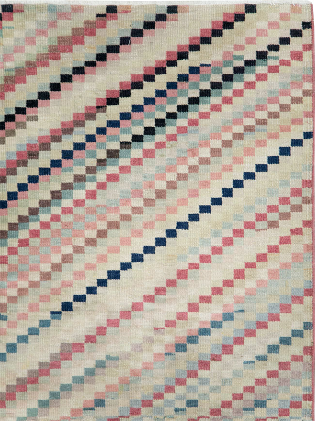 Vintage Turkish Anatolian Gallery Carpet, No.22658 - Staging