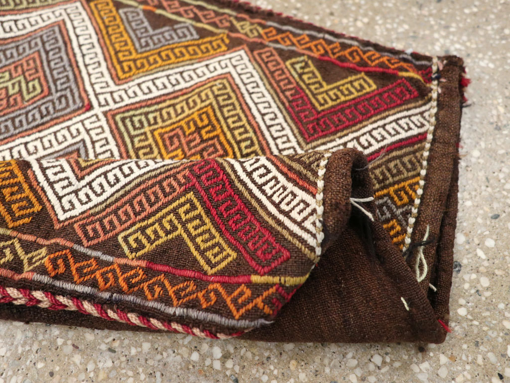 Antique Turkish Flatweave Kilim Pillowcase (Pair: 2 of 2), No.22664 - Staging