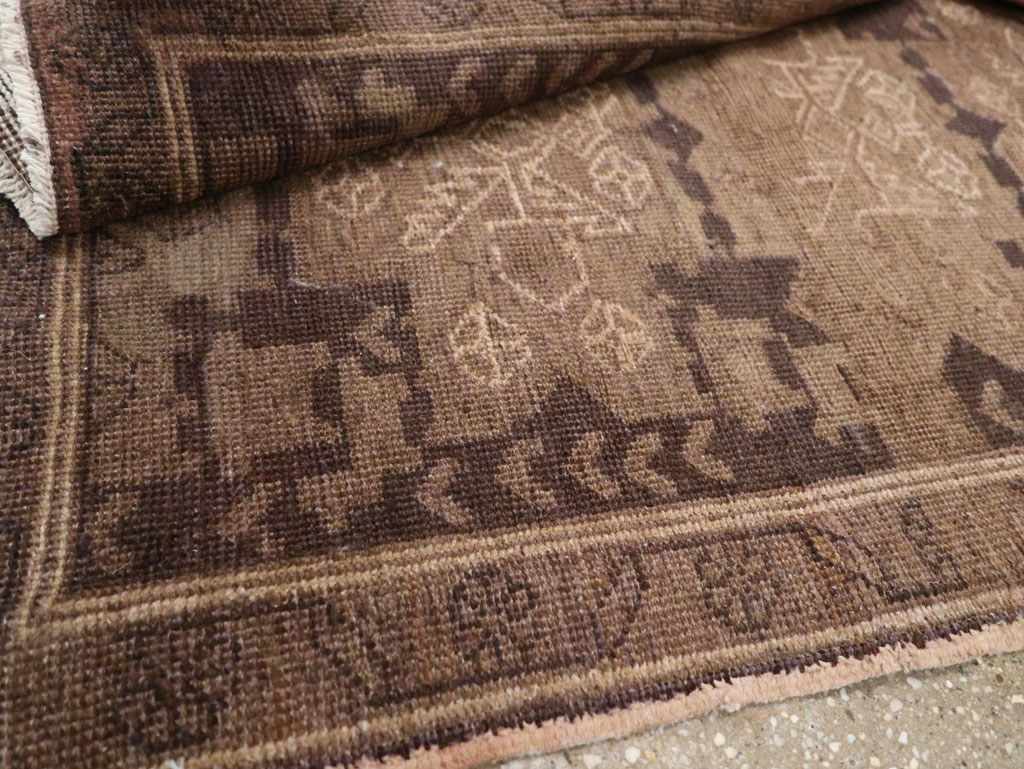 Vintage Persian Malayer Throw Rug, No.22672 - Staging