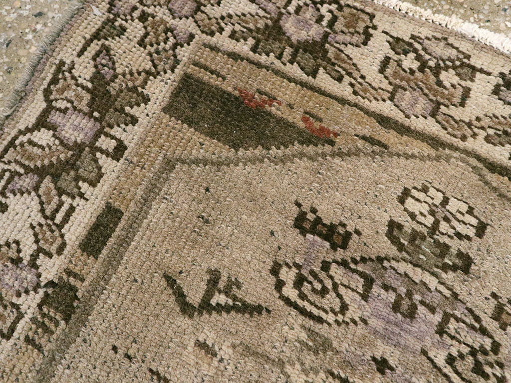 Vintage Persian Malayer Pictorial Rug, No.22676 - Staging