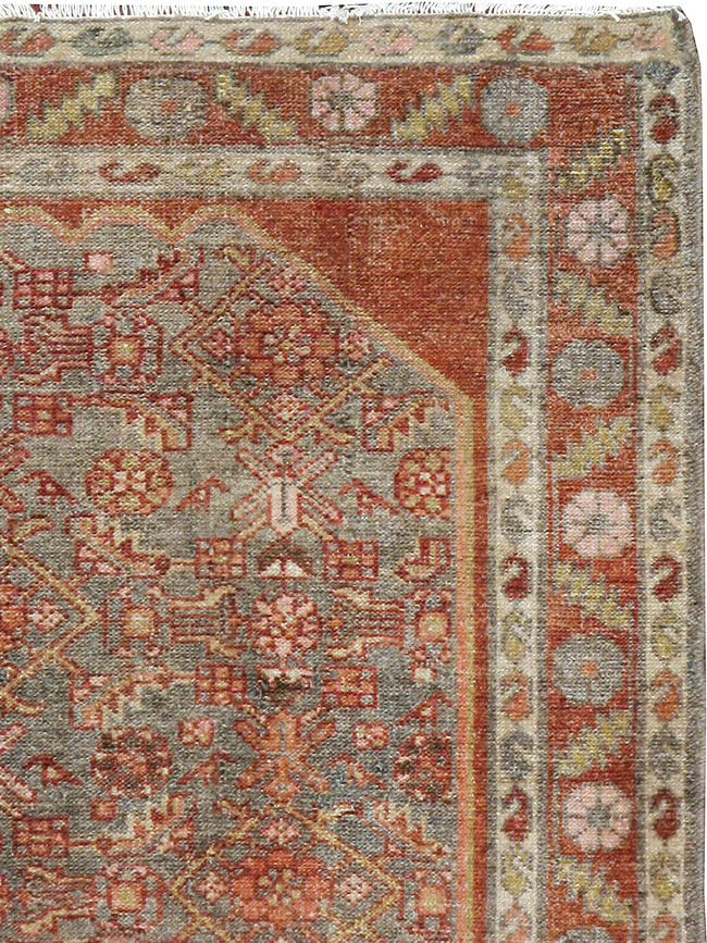 Vintage Persian Malayer Rug, No.22682 - Staging