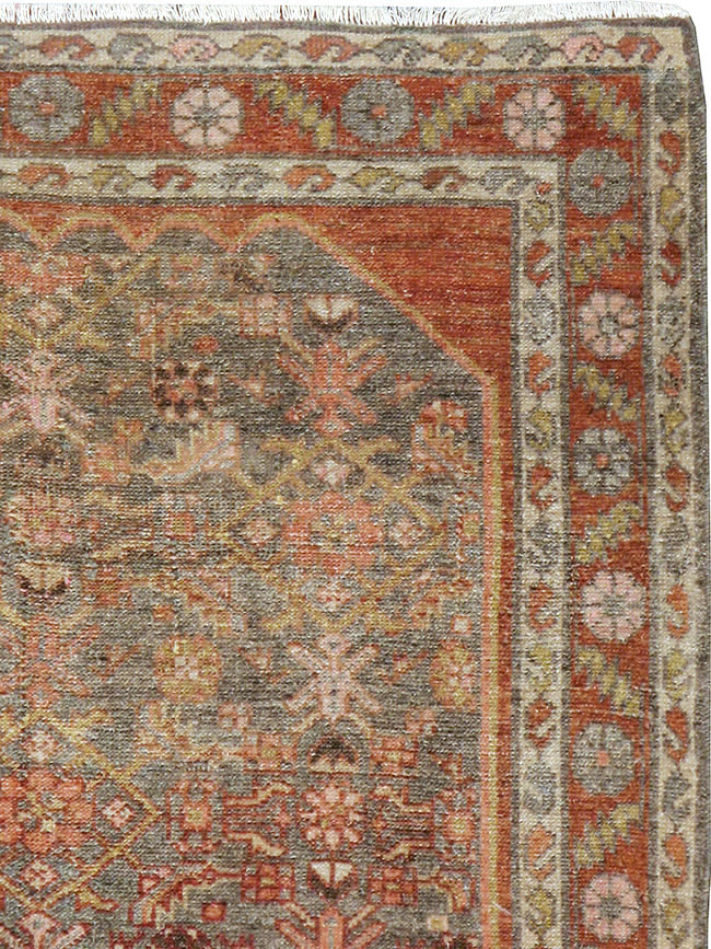Vintage Persian Malayer Rug, No.22682 - Staging