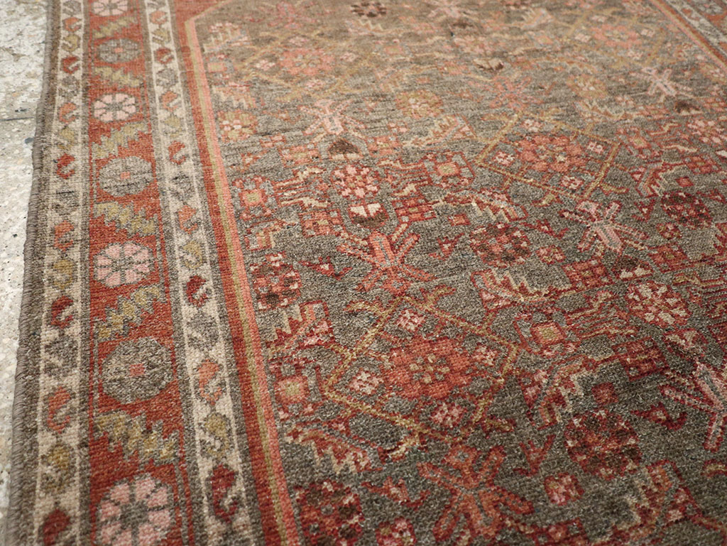 Vintage Persian Malayer Rug, No.22682 - Staging