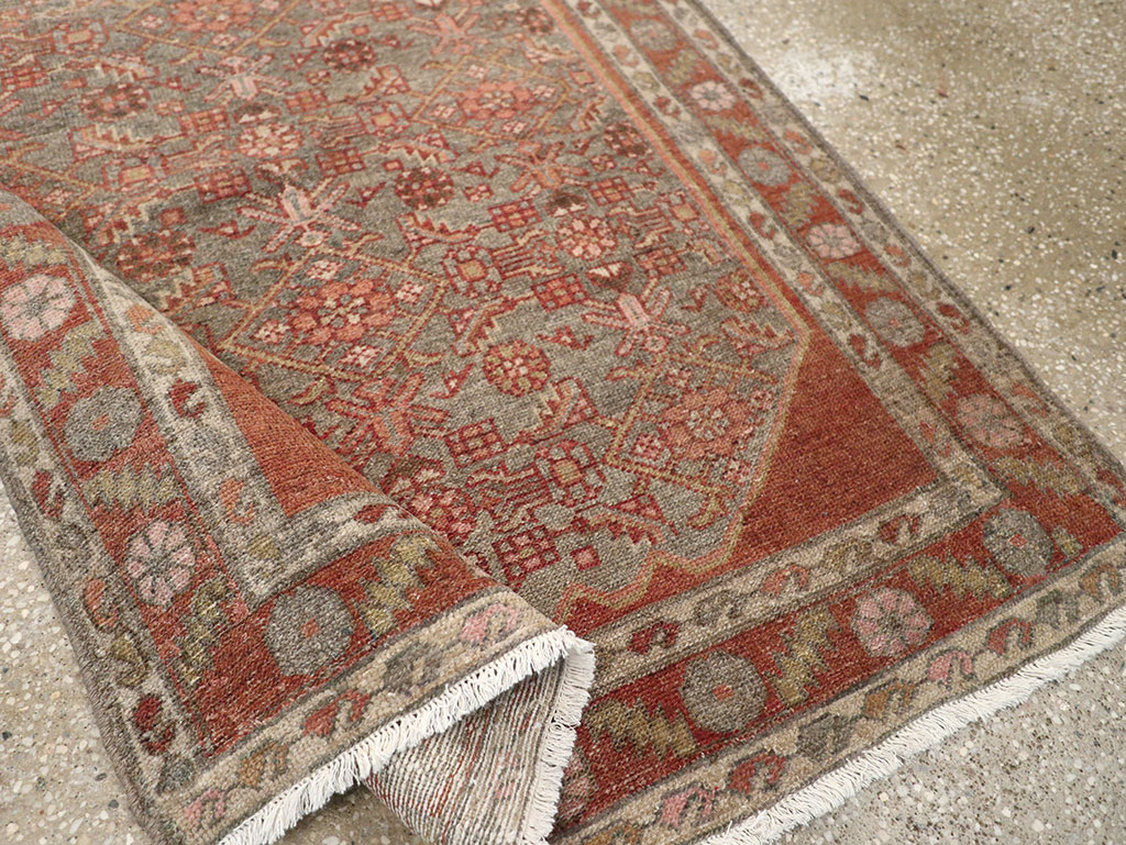 Vintage Persian Malayer Rug, No.22682 - Staging