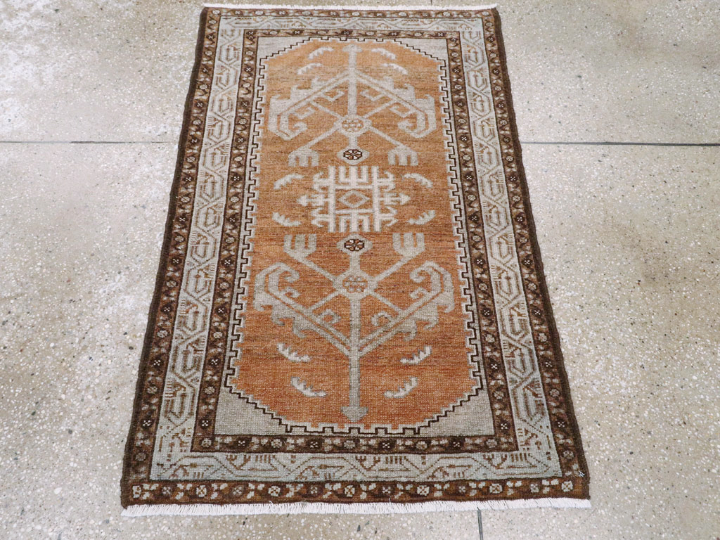 Vintage Persian Malayer Rug, No.22683 - Staging