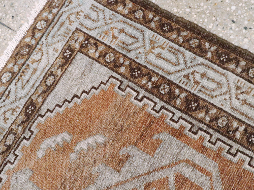 Vintage Persian Malayer Rug, No.22683 - Staging