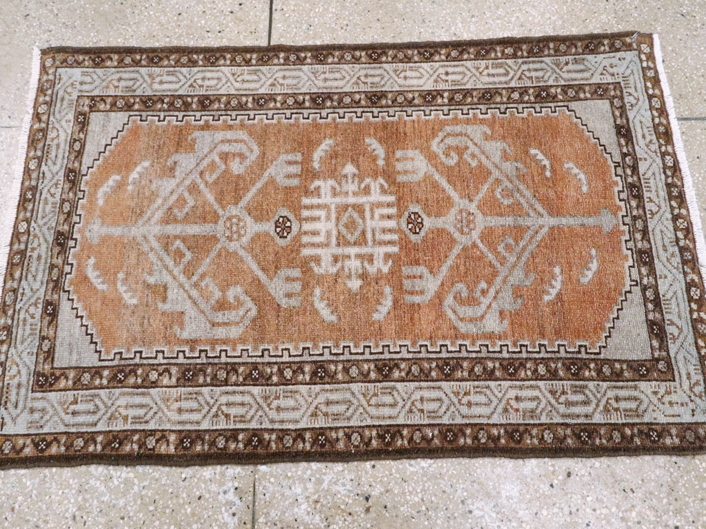 Vintage Persian Malayer Rug, No.22683 - Staging