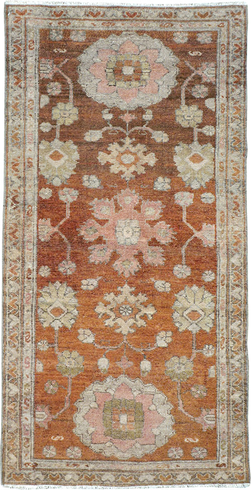 Vintage Persian Malayer Perisan Rug, No.22684 - Staging