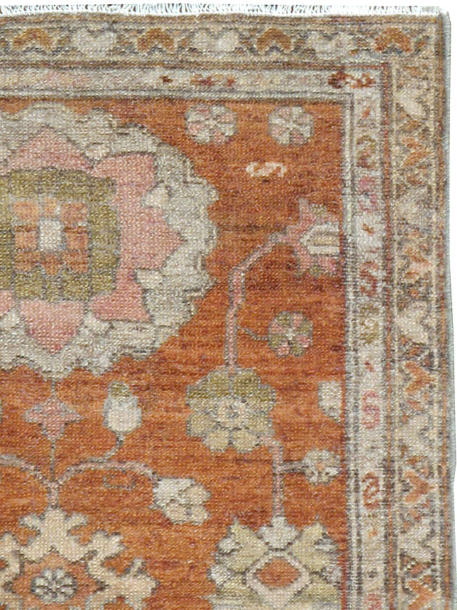 Vintage Persian Malayer Perisan Rug, No.22684 - Staging