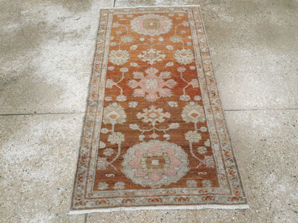 Vintage Persian Malayer Perisan Rug, No.22684 - Staging