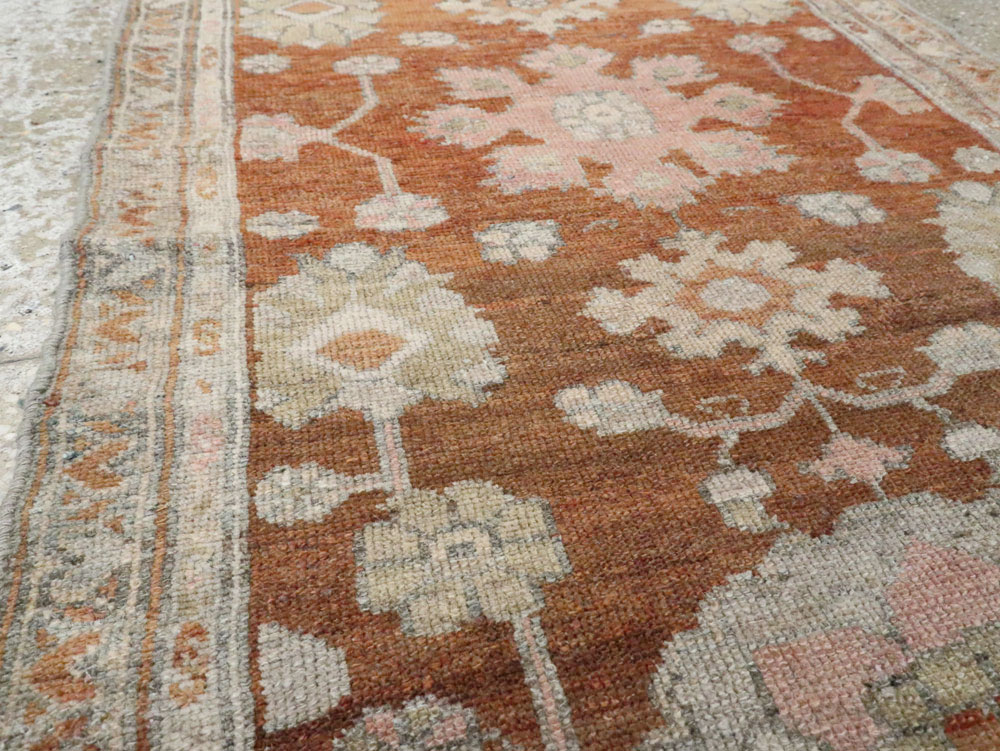 Vintage Persian Malayer Perisan Rug, No.22684 - Staging