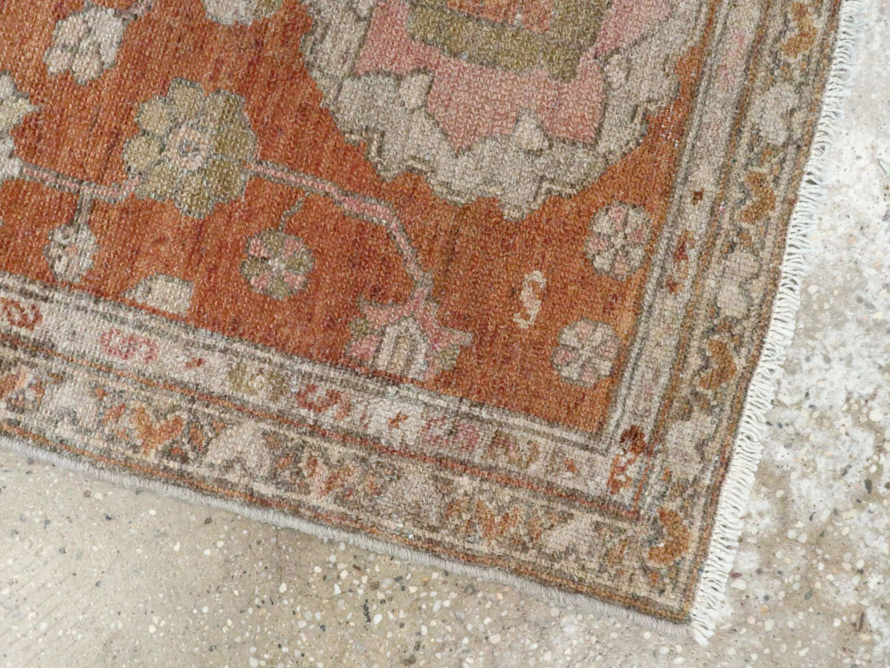 Vintage Persian Malayer Perisan Rug, No.22684 - Staging