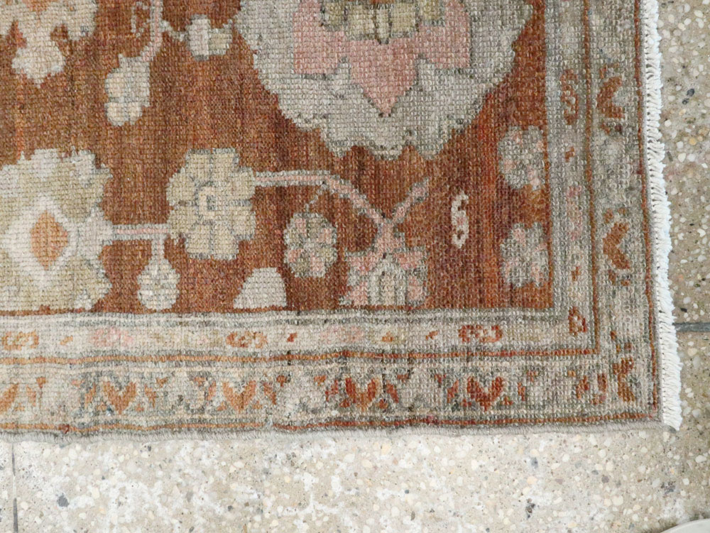 Vintage Persian Malayer Perisan Rug, No.22684 - Staging