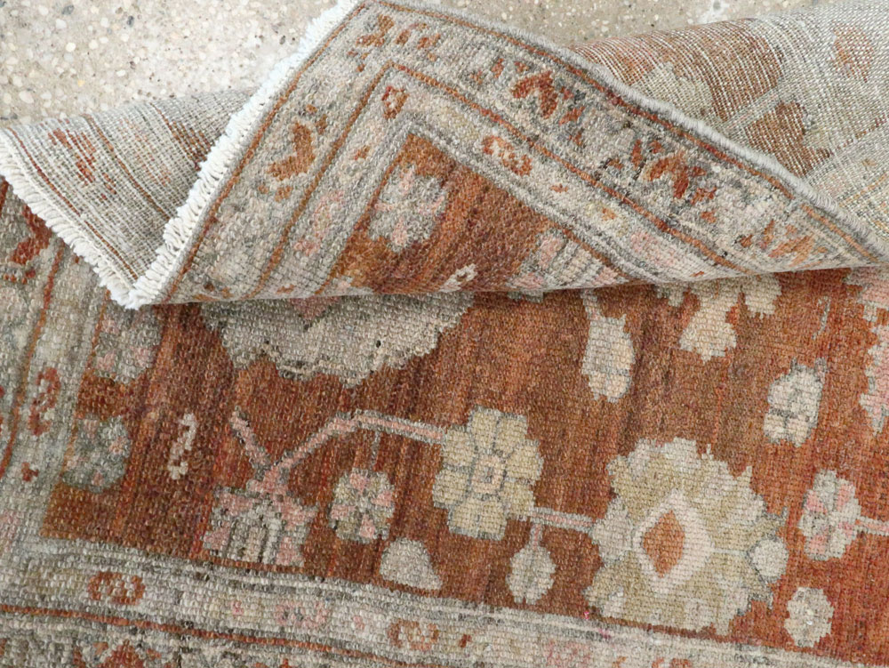 Vintage Persian Malayer Perisan Rug, No.22684 - Staging