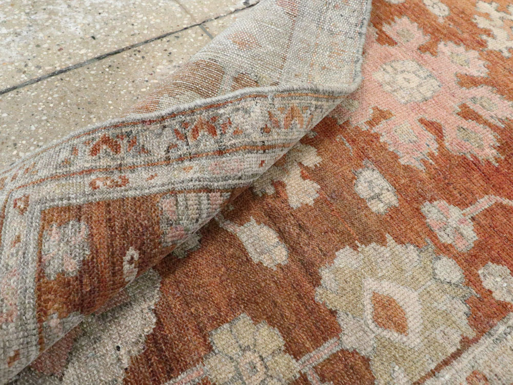 Vintage Persian Malayer Perisan Rug, No.22684 - Staging