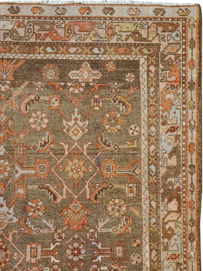 Vintage Persian Malayer Rug, No.22687 - Staging