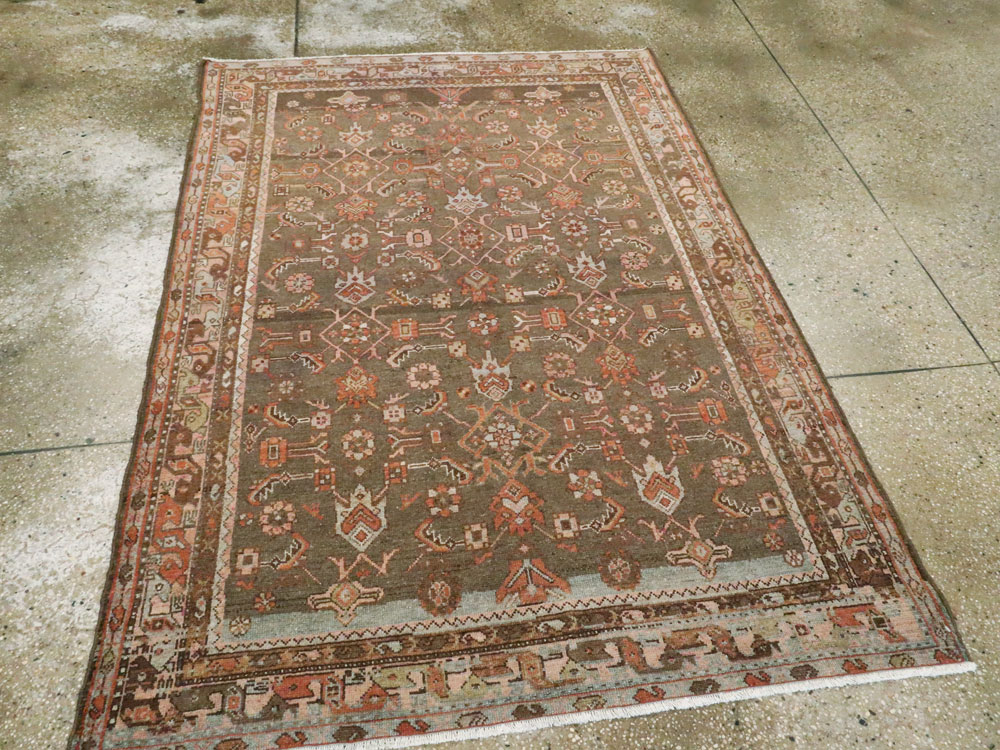 Vintage Persian Malayer Rug, No.22687 - Staging