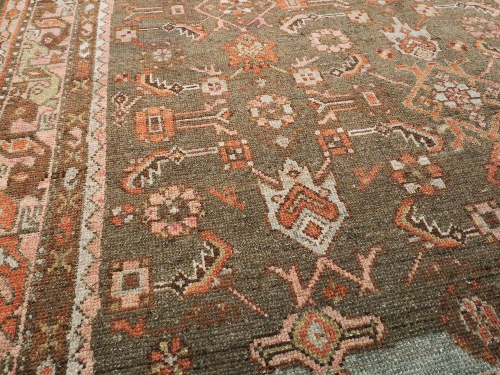 Vintage Persian Malayer Rug, No.22687 - Staging