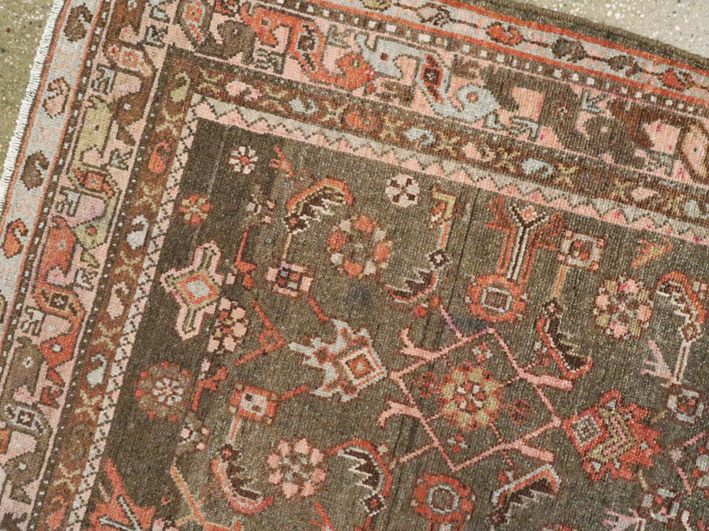 Vintage Persian Malayer Rug, No.22687 - Staging