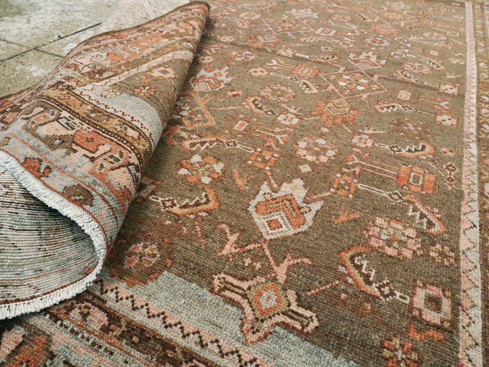 Vintage Persian Malayer Rug, No.22687 - Staging