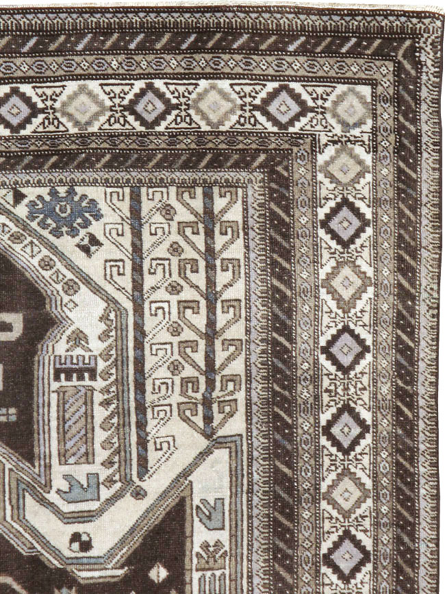 Vintage Afshar Rug, No.22689 - Staging