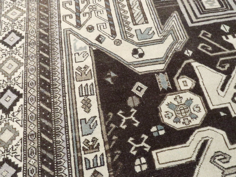 Vintage Afshar Rug, No.22689 - Staging