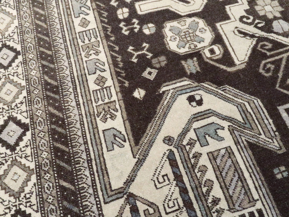 Vintage Afshar Rug, No.22689 - Staging