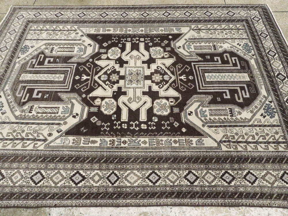 Vintage Afshar Rug, No.22689 - Staging