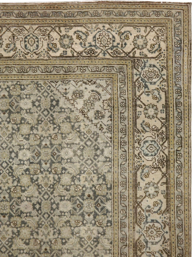 Antique Persian Tabriz Carpet, No.22690 - Staging