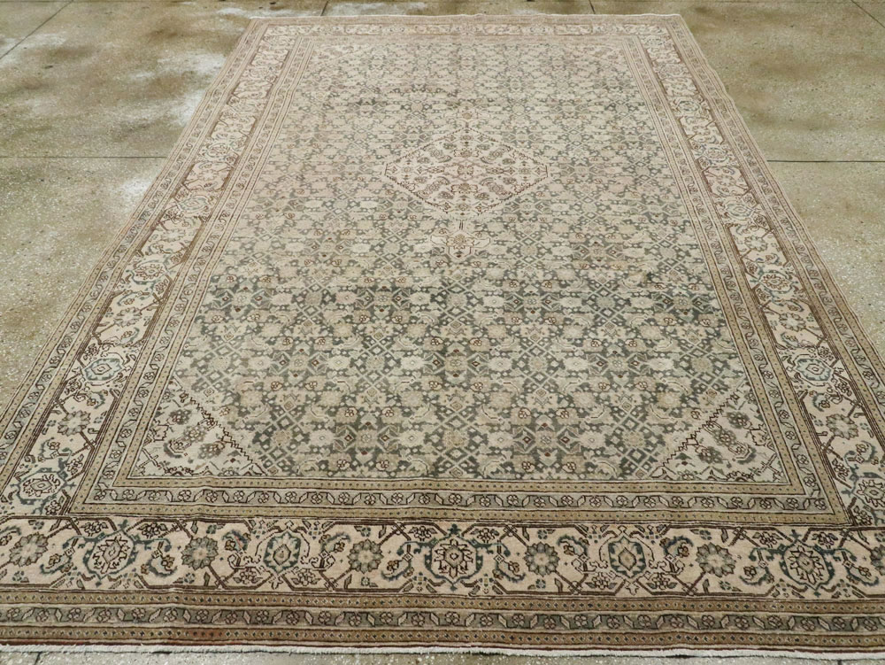 Antique Persian Tabriz Carpet, No.22690 - Staging