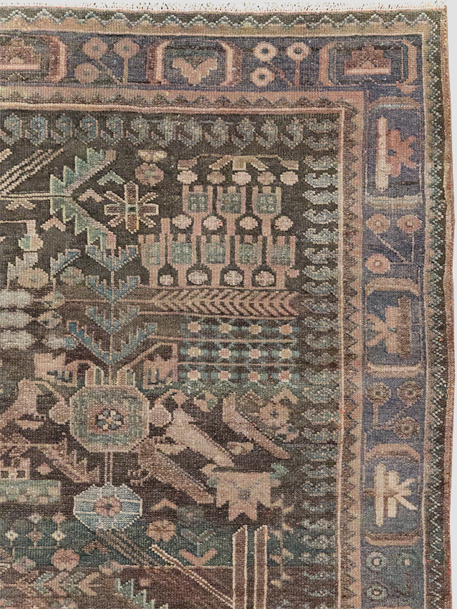 Vintage Persian Malayer Runner, No.22691 - Staging