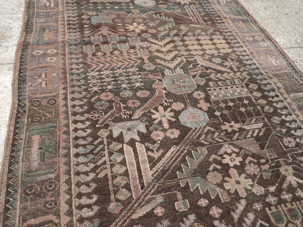 Vintage Persian Malayer Runner, No.22691 - Staging