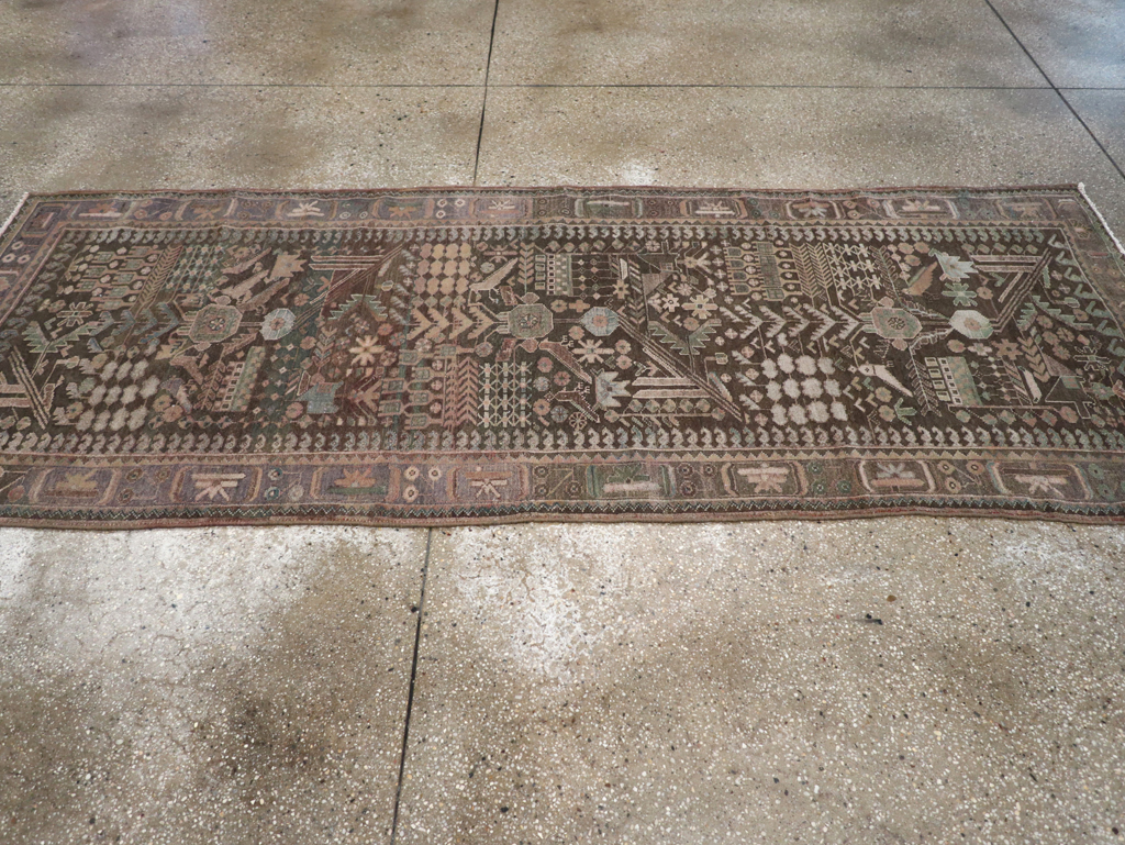 Vintage Persian Malayer Runner, No.22691 - Staging