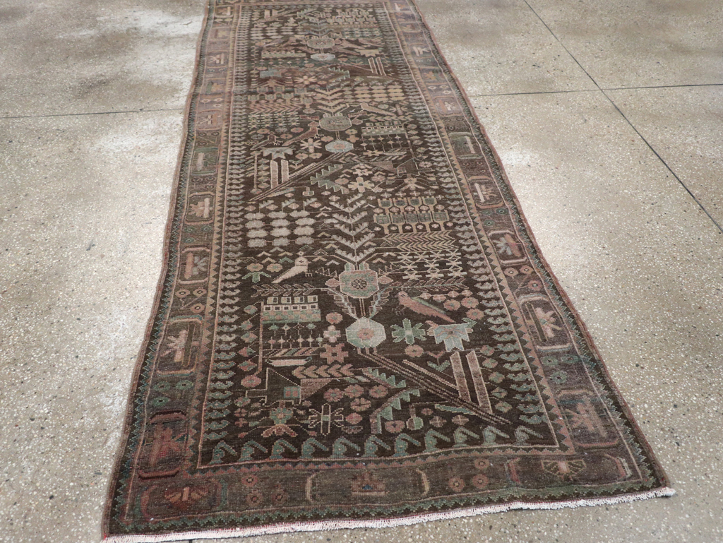 Vintage Persian Malayer Runner, No.22691 - Staging