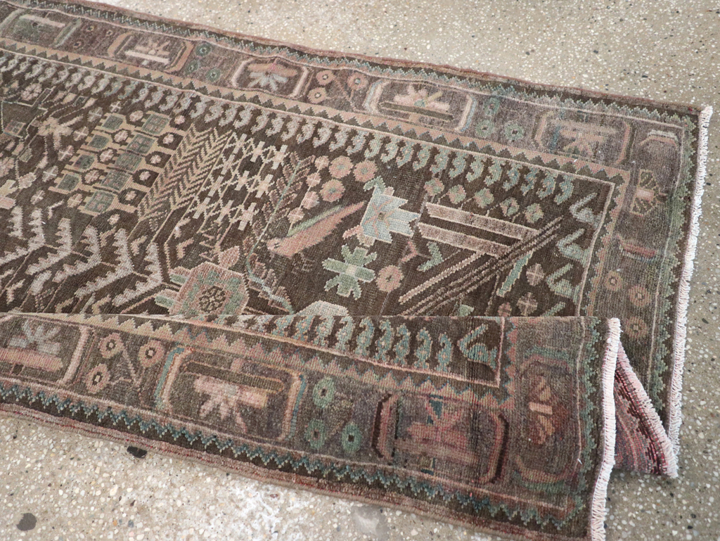 Vintage Persian Malayer Runner, No.22691 - Staging