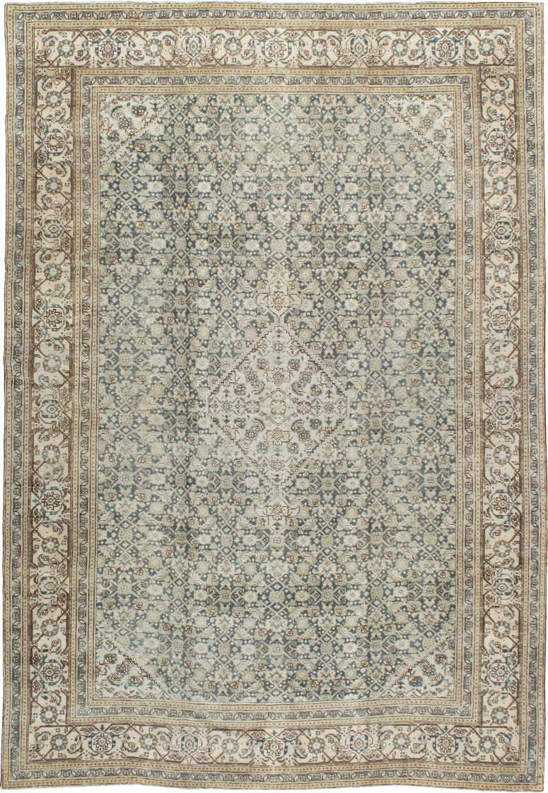 Antique Persian Tabriz Carpet, No.22693 - Staging