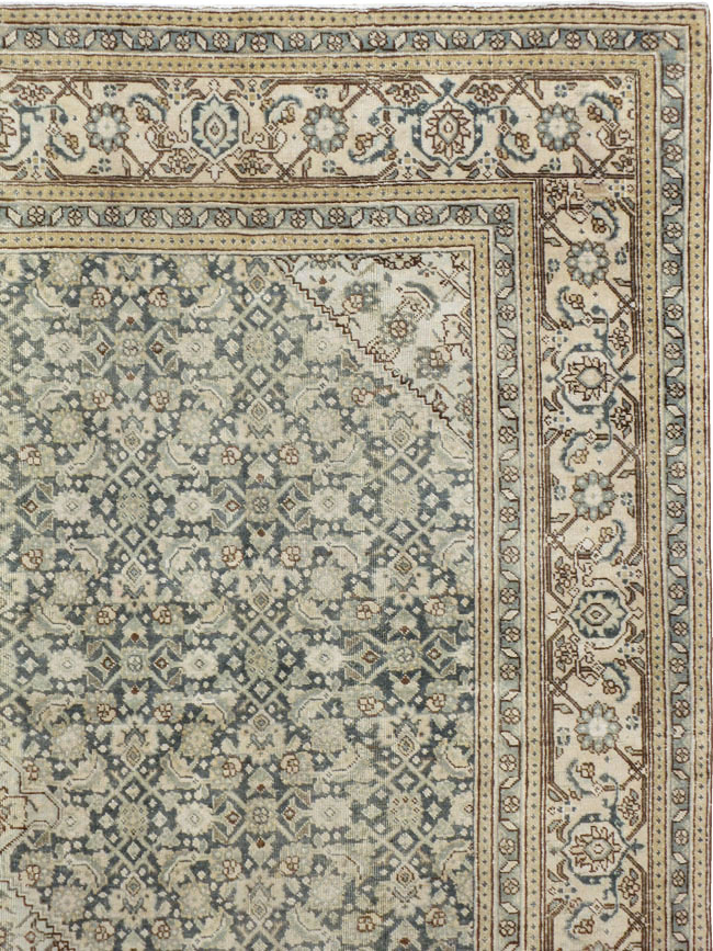 Antique Persian Tabriz Carpet, No.22693 - Staging