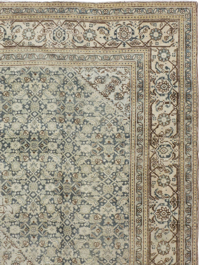 Antique Persian Tabriz Carpet, No.22693 - Staging