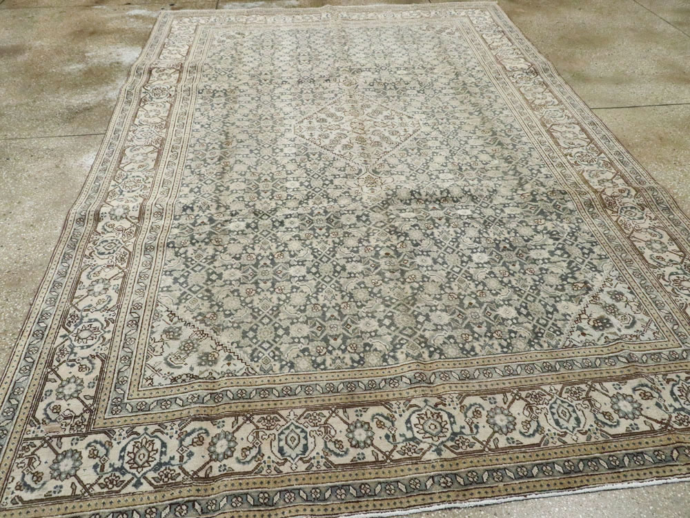 Antique Persian Tabriz Carpet, No.22693 - Staging