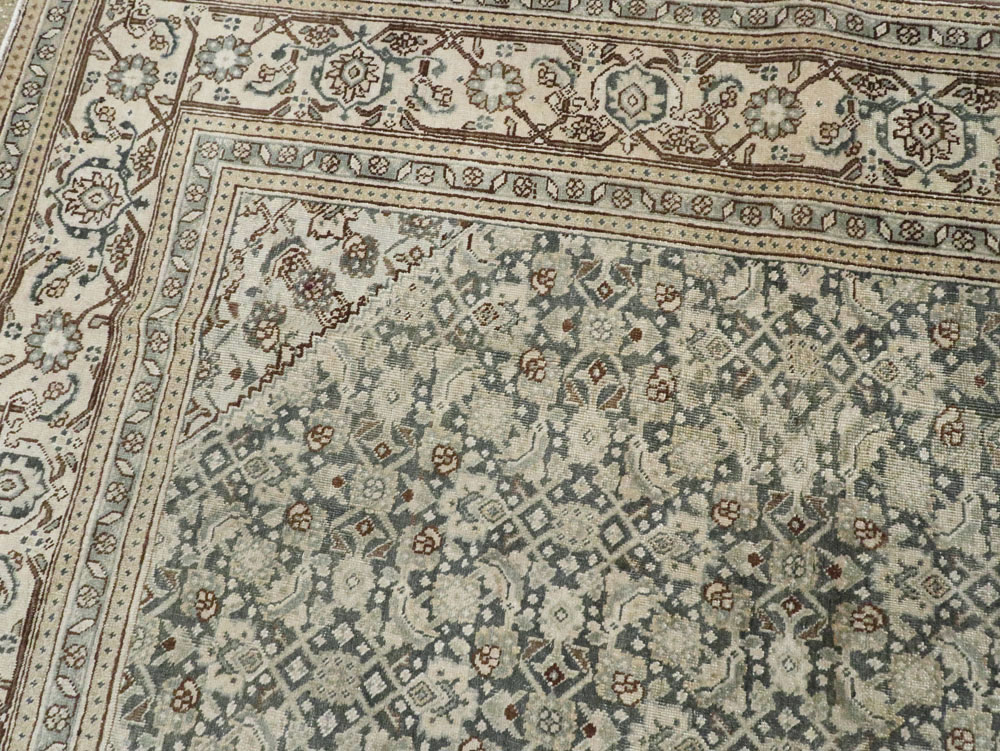 Antique Persian Tabriz Carpet, No.22693 - Staging
