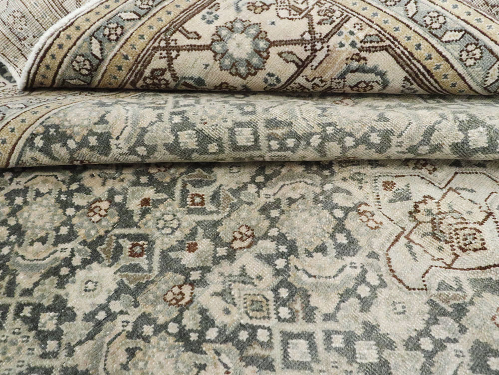 Antique Persian Tabriz Carpet, No.22693 - Staging