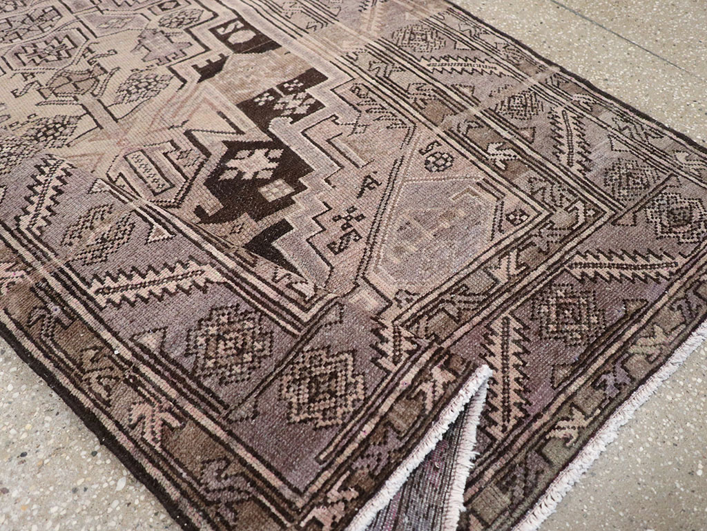 Vintage Persian Malayer Accent Rug, No.22699 - Staging