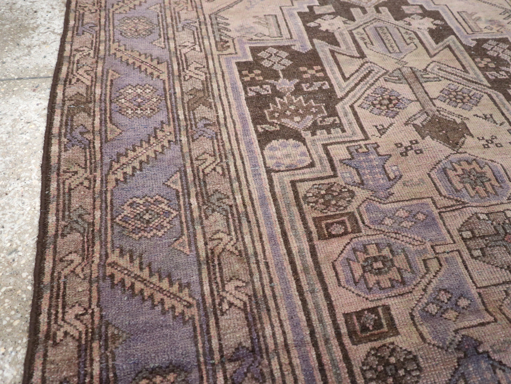 Vintage Persian Malayer Accent Rug, No.22700 - Staging