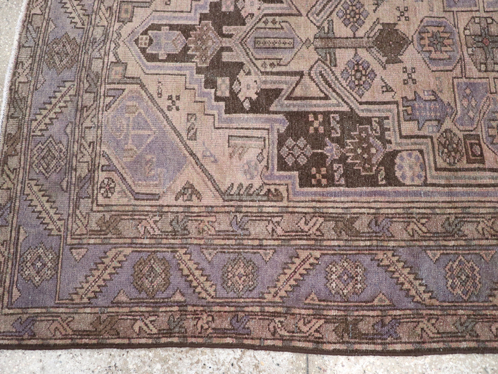 Vintage Persian Malayer Accent Rug, No.22700 - Staging