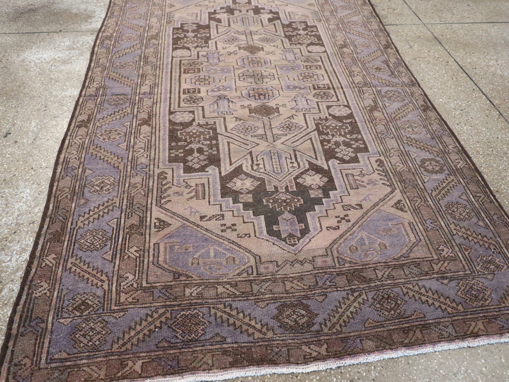 Vintage Persian Malayer Accent Rug, No.22700 - Staging