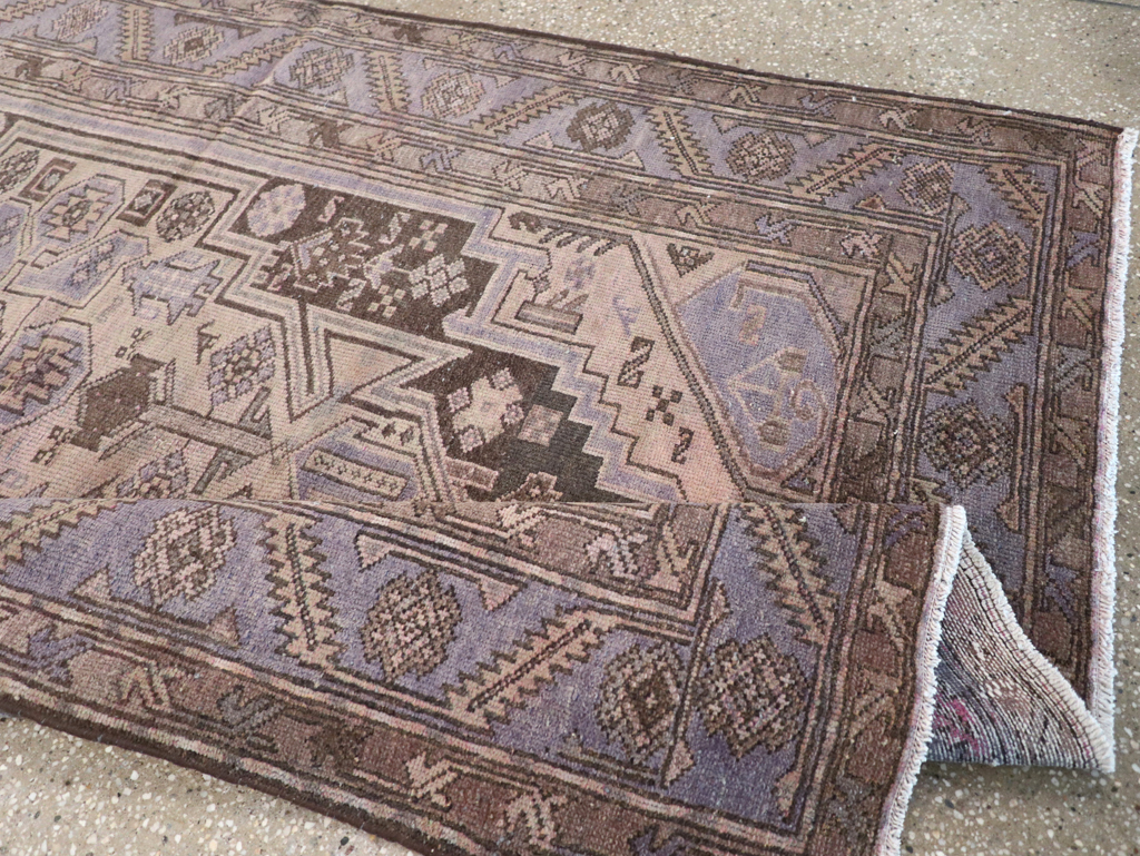 Vintage Persian Malayer Accent Rug, No.22700 - Staging