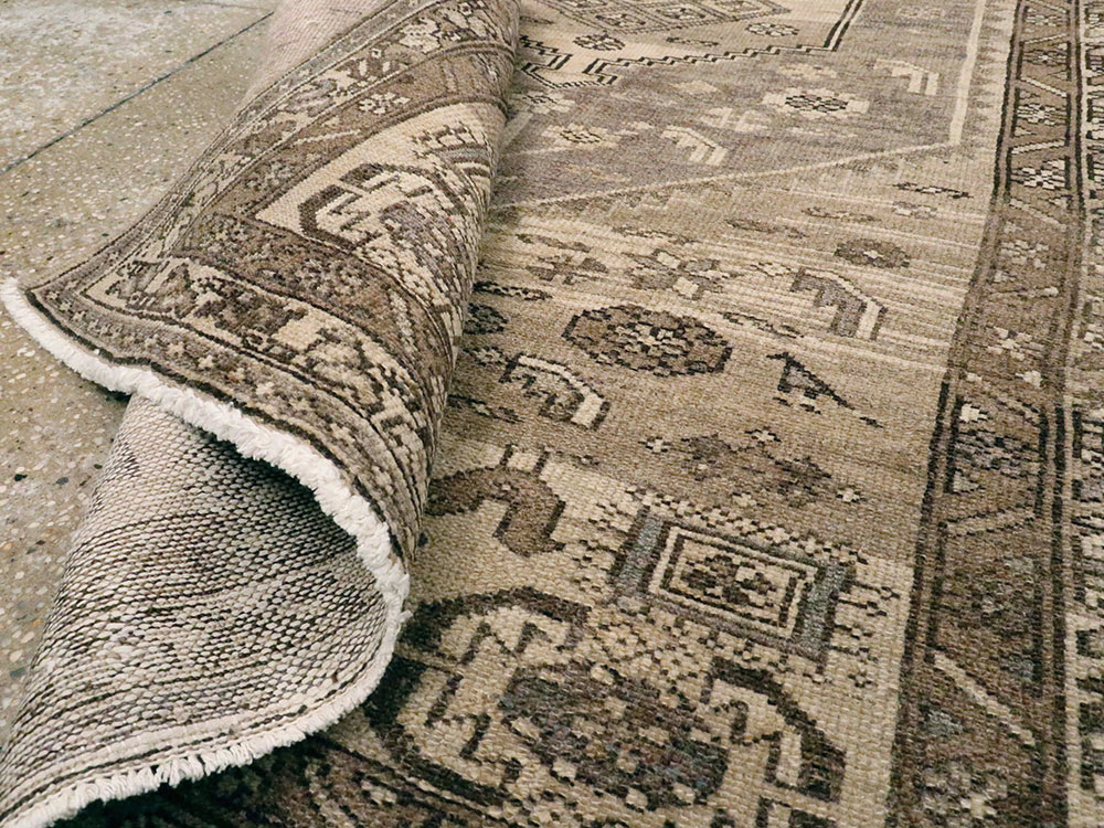 Vintage Persian Malayer Accent Rug, No.22702 - Staging