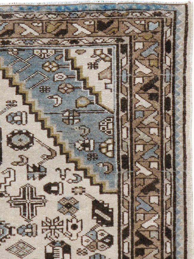 Vintage Persian Malayer Rug, No.22704 - Staging