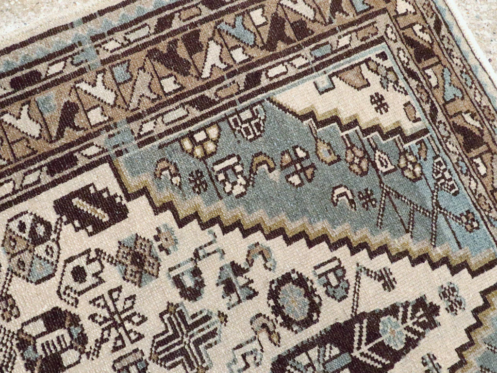 Vintage Persian Malayer Rug, No.22704 - Staging