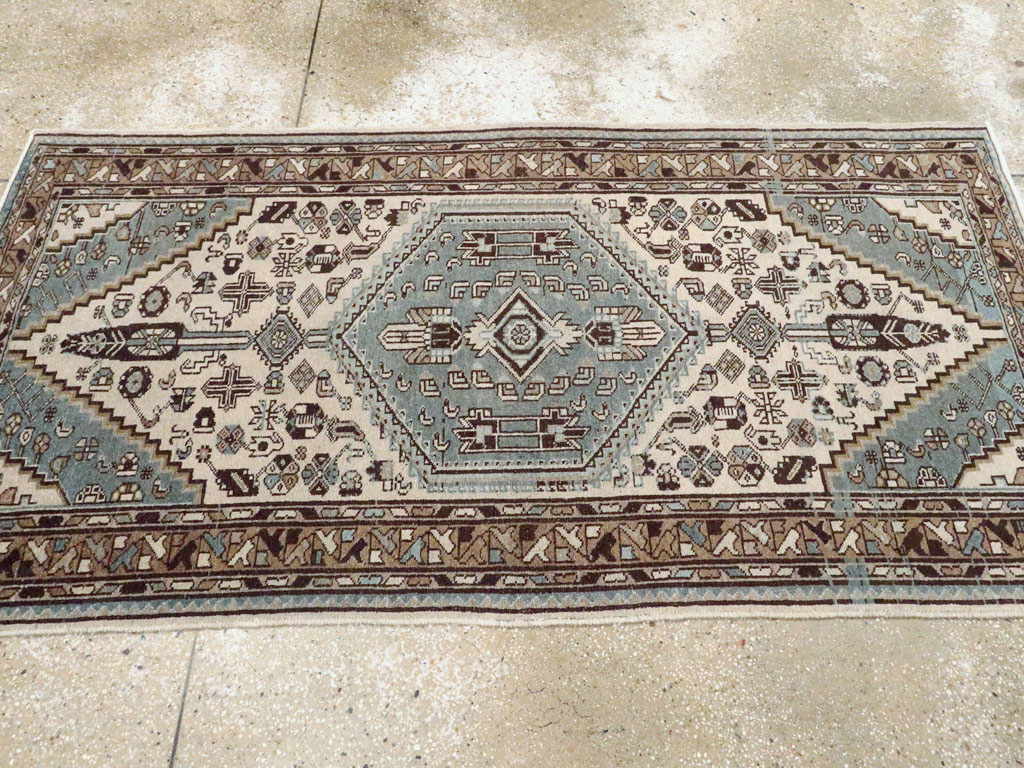 Vintage Persian Malayer Rug, No.22704 - Staging